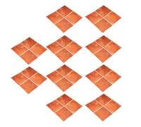 Duokon Carreaux Adhésifs PET à Coller 6x6in, Stickers Muraux Autocollants Imperméables et Résistants aux Huiles, épaisseur 1,2mm pour Décoration Murale Cuisine Salle de Bain (10 Feuilles)