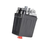 Duokon Contrôle du Pressostat du Compresseur d'air Pressostat de Compresseur à Quatre Ports Robuste 240 V 16 A 90 PSI 120 PSI avec Bouton Marche/arrêt Rouge pour le Remplacement du d'air