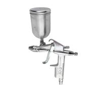 Duokon Mini Pistolet Pulvérisateur de Peinture Pneumatique avec Buse de 0,5 Mm, Pistolet à Peinture à Alimentation par gravité de 125 ML, Contrôle de Pulvérisation Fine pour Retouches de Carrosserie,
