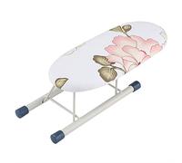 Duokon Mini Table Repasser, Mini Table Repasser Pliable et Peu Encombrante(Pivoine)