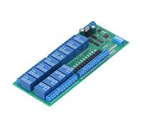 Duokon Module Relais, 12 Canaux, Isolation Optique | Commandes de commande du protocole RTU, 03 06 16 codes de fonction, logique d\'entrée NPN pour armoires industrielles