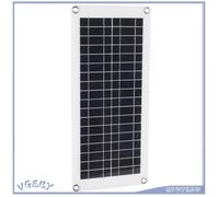 Duokon panneau solaire en silicium monocristallin Ensemble de panneaux solaires 100A 40W, double Ports USB femelles, jardin balise