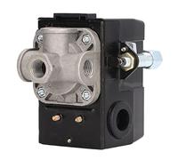 Duokon Pressostat de Compresseur D'air 4 Ports avec Levier Marche/arrêt et