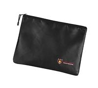 Duokon Sac à Documents Ignifuge Petite Pochette à Billets en Fibre de Verre Enduite de Silicone avec Fermeture à Glissière 10,6 X 6,7 Pouces Rangement Résistant à l'eau pour Fichiers Bijoux Objets