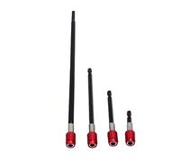 Duokon Set de Barres D’extension Magnétiques 1/4 Pouce Hexagonale à | Acier allié, Compatible avec les Embouts Hexagonaux Standard, pour Perceuses et Visseuses à Chocs, Idéal pour les Trous