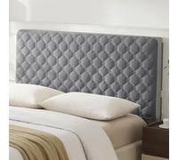 DUOLEH Housse de tête de lit tout compris pour décoration de chambre à | Housse de tête de lit anti-poussière de 120 cm, housse de dossier de lit, facile à entretenir, polyester de haute qualité