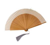 DuomaiJJ Éventail Pliant Ventilateur De Style Chinois Traditionnel, Danse en Bambou, Pliable Portable