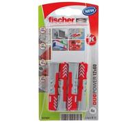 Fischer Chevilles DuoPower K 12x60 – Ø12 x 60 mm – 4 pièces