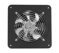 Duoruameng Ventilateur de salle de bain - 180 mm - 2600 tr/min - Fonctionnement silencieux - Montage mural - 50 W - Noir