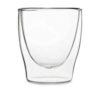Duos Feelino Verres à double paroi avec cuillère en acier inoxydable, verres à latte Machiato et verres à thé avec effet flottant pour garder les boissons chaudes ou froides, 12-SET 2x 80ml