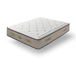 DUPEN® Matelas Elegance avec Pocketspring, Hauteur 33cm, fermeté Ferme, Viscoélastique 1,5 Cm, Tissu Stretch Exclusive et Technologie Pocket Tech Box. Mesure 105 x 180 Cm