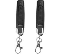 Duplicateur de télécommande Universel pour Porte de Garage 433MHz 4 Boutons télécommande pour Copier Tous Les Codes Fixes-2 pcs