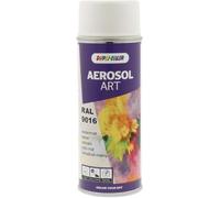 Duplicolor 126208 Spray Aérosol Art Ral 9016 Satin, 400 ML