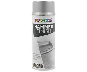 Duplicolor 467424 Emaille Peinture à Effet Martelé Résistant à la Chaleur, Argent, 400 ml