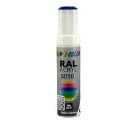 Duplicolor 676604 Stylo de Retouche Peinture à Effet/Fluorescent DS 5010, Bleu Gentiane Brillant, 12 ML