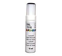 Duplicolor 677144 Stylo de Retouche Peinture à Effet/Fluorescent DS 7016, Gris/Anthracite Brillant, 12 ml