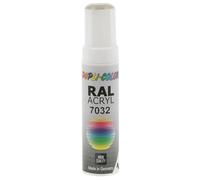Duplicolor 677168 Stylo de Retouche Peinture à Effet/Fluorescent DS 7032, Gris Gravier Brillant, 12 ml