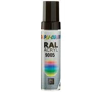 Duplicolor 677236 Stylo de Retouche Peinture à Effet/Fluorescent DS 9005, Noir Pur Mat, 12 ML
