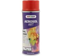 European Aerosols Buntlackspray AEROSOL Art rouge feu brillant RAL 3000 400 ml spray aérosol Quantité:1