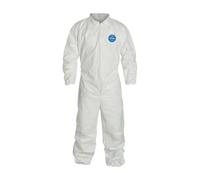 Dupont Tyvek Combinaison jetable, élastique Manchette, Blanc (lot de 6), XL, blanc, 6