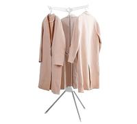 Duqulle Étendoir À Linge Pliable, Séchoir À Linge À Trépied À 3 Bras Rotatifs, Porte-vêtements Portables en Acier Inoxydable À L'intérieur pour 24 Vêtements, 140 Cm Haut