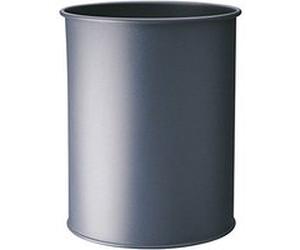 Dur able 330158 corbeille à papier métal rond noir Noir G