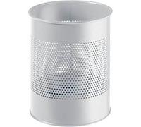 DURABLE 331010 - Poubelle, 15 l, ronde, métal, gris