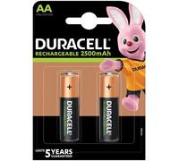 Duracell Stay Charged AA Lot de 2 Piles Rechargeables