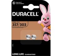 Pile bouton 357 oxyde d'argent Duracell 170 mAh 1.5 V 2 pc(s)