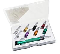Durabilité Tournevis de type T 0,6-0,8-1,0-1,2-1,4-1,6 mm Pointe remplaçable pour projets d'entretien domestique Tournevis interchangeable