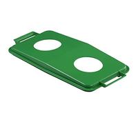 Durabin Réf 1809497020 Couvercle pour poubelle de recyclage 60 litres Vert (Import Royaume Uni)