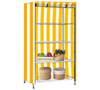 Durabl Housse de protection pour grille métallique imperméable à la poussière 210D 121 x 45 x 182 cm