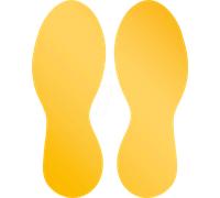 DURABLE 104704 - Repère adhésif, pied, détachable, lot de 5 (5 paires)