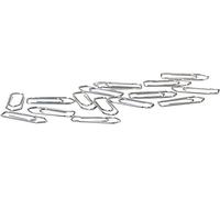 Durable 129725 Pinces à Lettres (26 mm) 0,5 Kg = environ 1500 Pièces Galvanisées