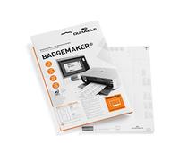 Durable 145802 Badgemaker Planche d'Insertion pour Porte Noms 52/104 x 100 mm