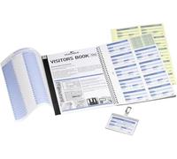 Durable 146461 Recharge 100 Fiches Autocopiantes Langue Allemande pour Registre Visiteurs 1463