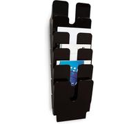 Durable FLEXIPLUS 6 A4 1700008061 Porte-brochures noir DIN A4 Nombre de compartiments 6 1 pc(s) (l x H x P) 247 x 745 x 100 mm