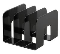 DURABLE Porte-revues TREND, plastique, 3 compartiments, noir