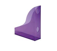 Durable 1701712992 Basic Lot de 6 Porte-revues Violet Translucide
