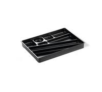 Durable 1712004058 bac de rangement de bureau Polystyrène Charbon de bois
