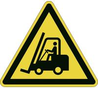 Durable 173404 Symbole - avertissement contre le chariot de manutention jaune, noir 1 pc(s) (L x l x H) 430 x 430 x 0.4 mm