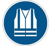 Durable 173506 pictogramme Rond Bleu, Blanc Plastique