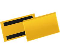 DURABLE Pochettes magnétiques 150x67 mm, 50 pc, Jaune, 174204