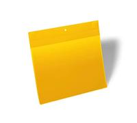 Durable 174804 Sac de Rangement Magnétique Extra Fort A4 Quer | Avec aimant néodyme, format paysage, pour surfaces métalliques, plastique robuste avec rabat anti-pluie, Made in Germany