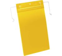 Durable 175304 Pochette de suspension avec tige métallique jaune (l x H) 210 mm x 297 mm DIN A4 vertical