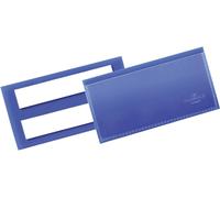 Durable 175907 Pochette pour étiquettes, autoadhésive bleu foncé (l x H x P) 113 x 53 x 1.7 mm
