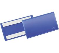 DURABLE Pochettes adhésives 150x67 mm, 50 pc, Bleu foncé, 176207