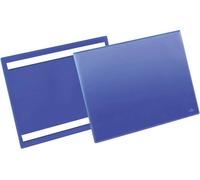 DURABLE Pochette adhésive A4 paysage, 50 pc, Bleu foncé, 179807