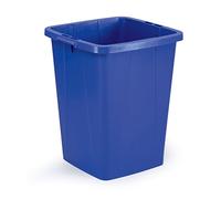 Bac solide pour tri des déchets 90 litres Durabin - Bleu