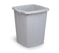 Bac solide pour tri des déchets 90 litres Durabin - Gris